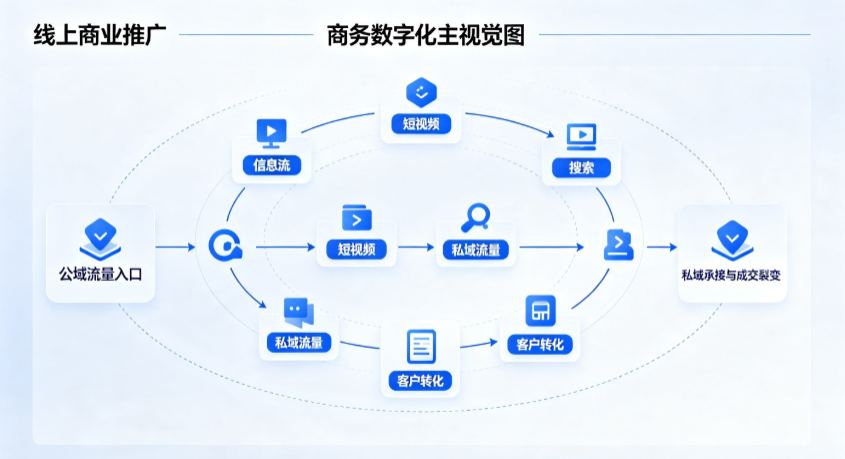 奉贤区线上商业推广怎么做？全域流量闭环搭建与低成本转化实战指南